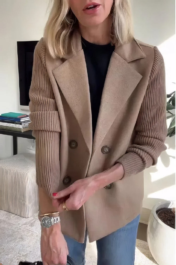 CLAIRE | Patchwork Cardigan in Jeans