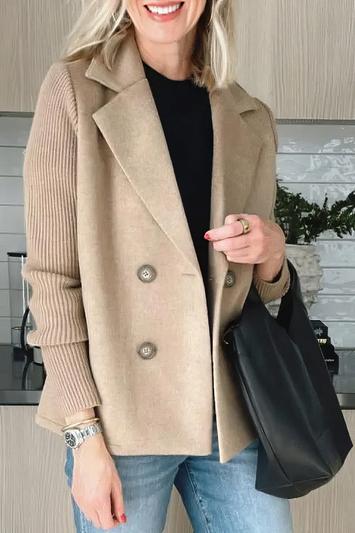 CLAIRE | Patchwork Cardigan in Jeans